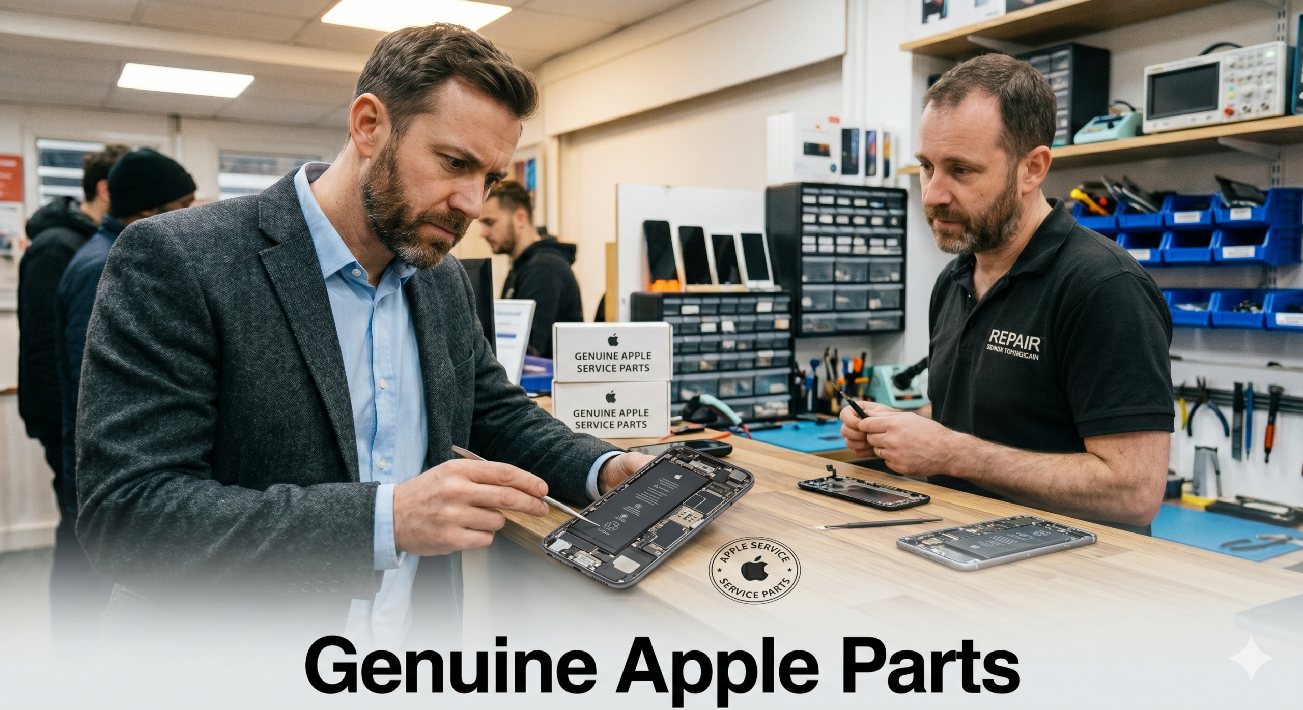 Genuine Apple Parts – Why Customers Are Suddenly Asking If We Use Them — And What It Means For Independent Repair