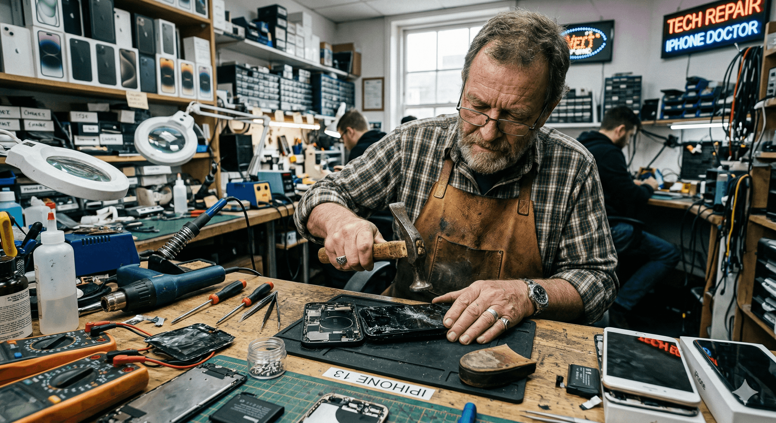 Who Fixed Your Phone? Because It Wasn’t the Cobbler.