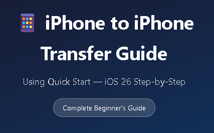 iPhone to iPhone Transfer Market Weighton | From £35 | Ready in 2 Hours