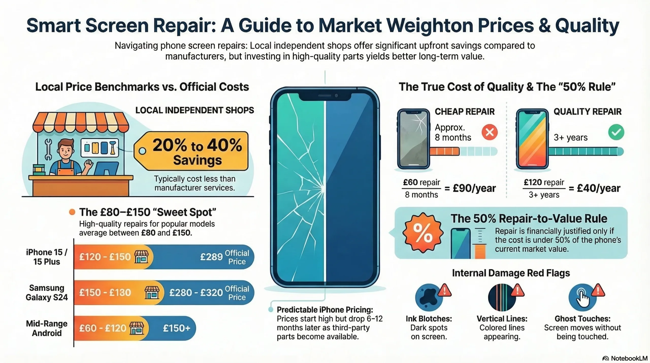 How Much Does Phone Screen Repair Cost in Market Weighton? (2026 Prices)