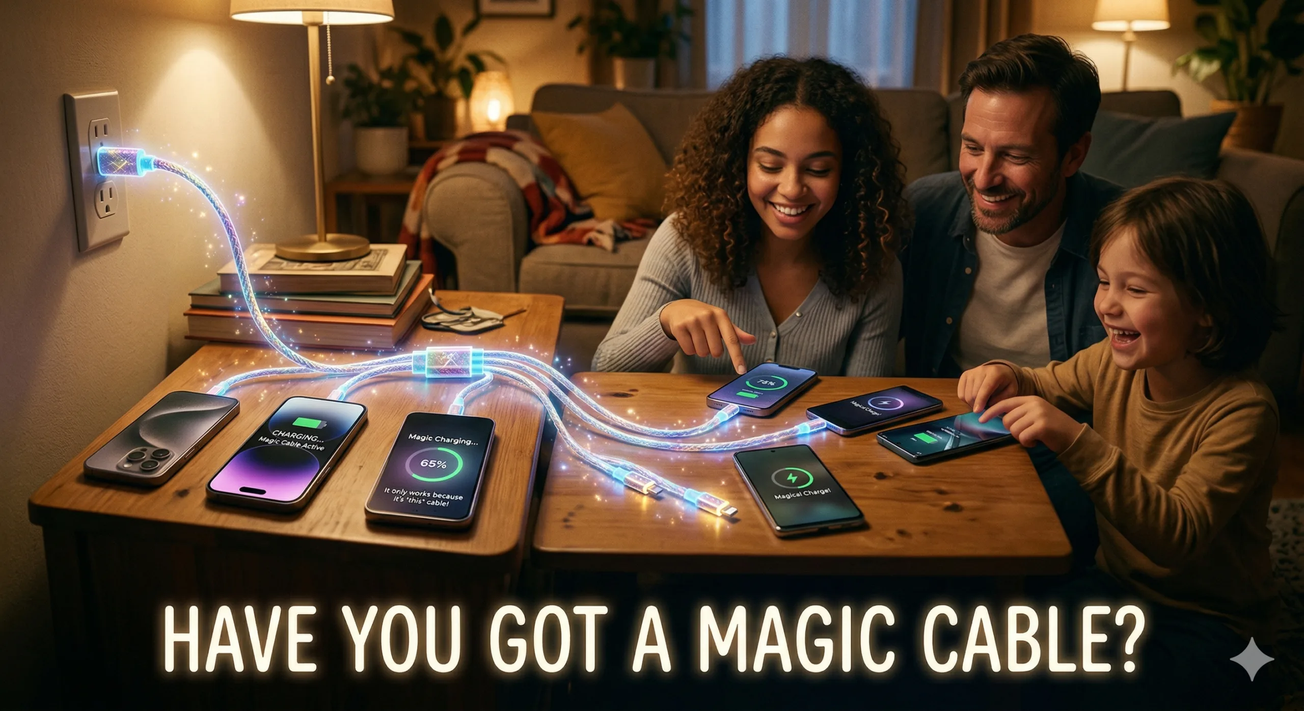 The Magic Cable 1 charge port clean