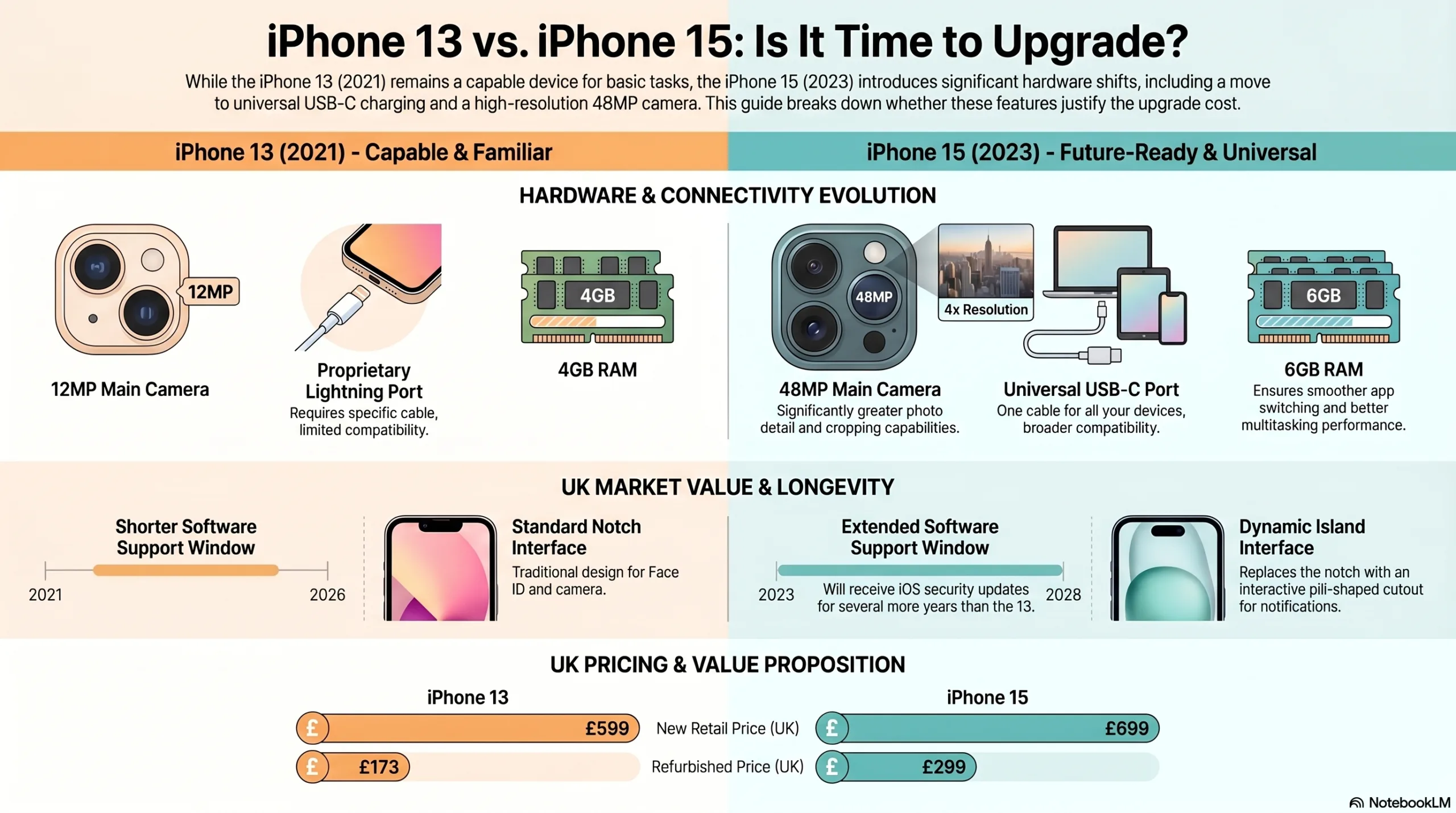 iPhone 13 v iPhone 15 – Should I upgrade