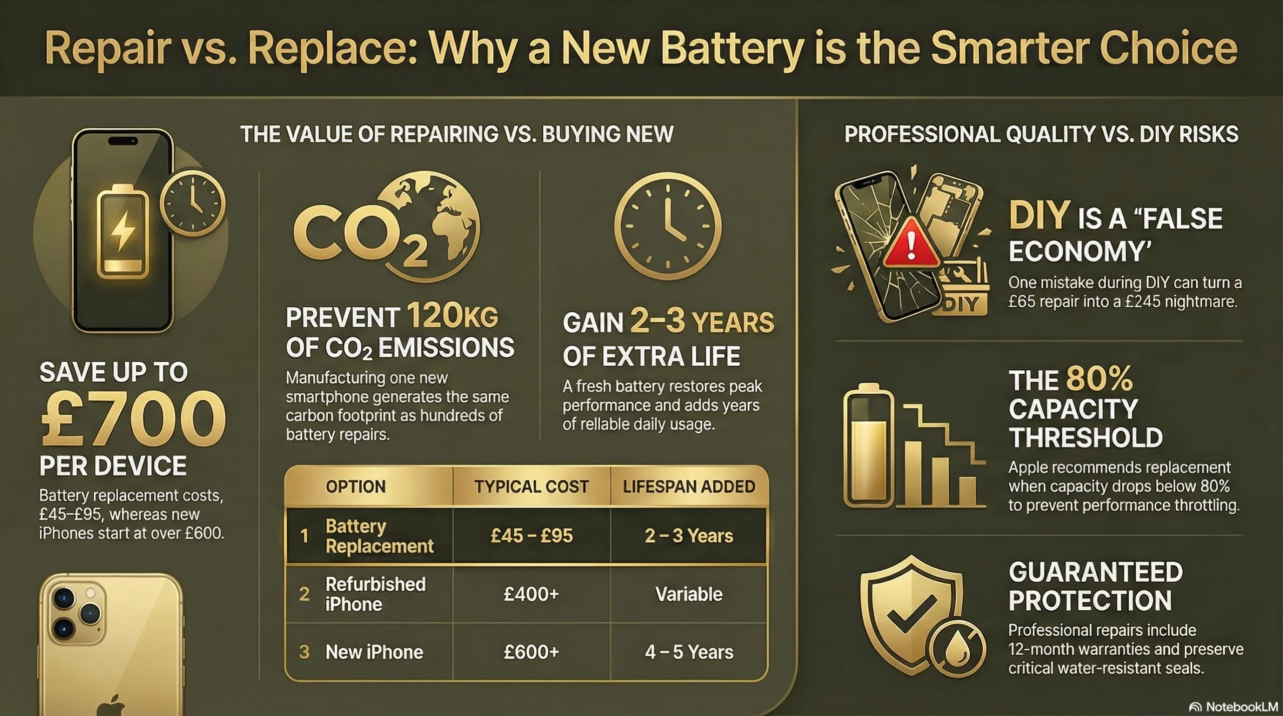 iPhone Battery Replacment Cost near Beverley