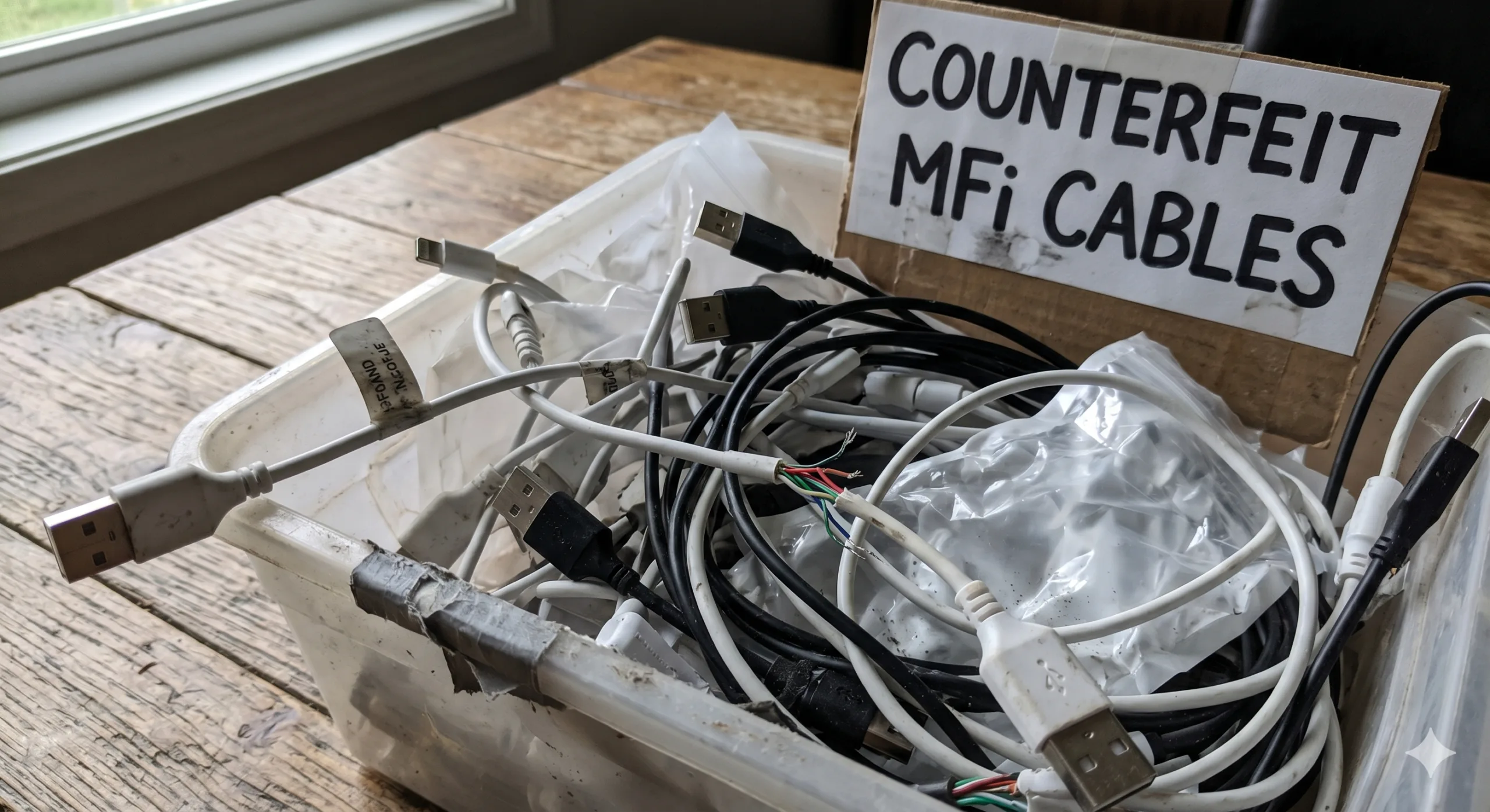 Counterfeit MFi Cables — How to Spot the Fakes