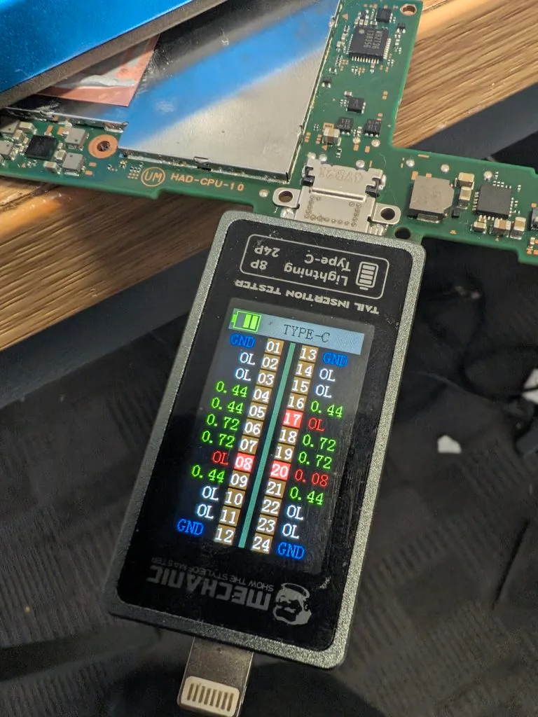 Nintendo Switch Charge Port