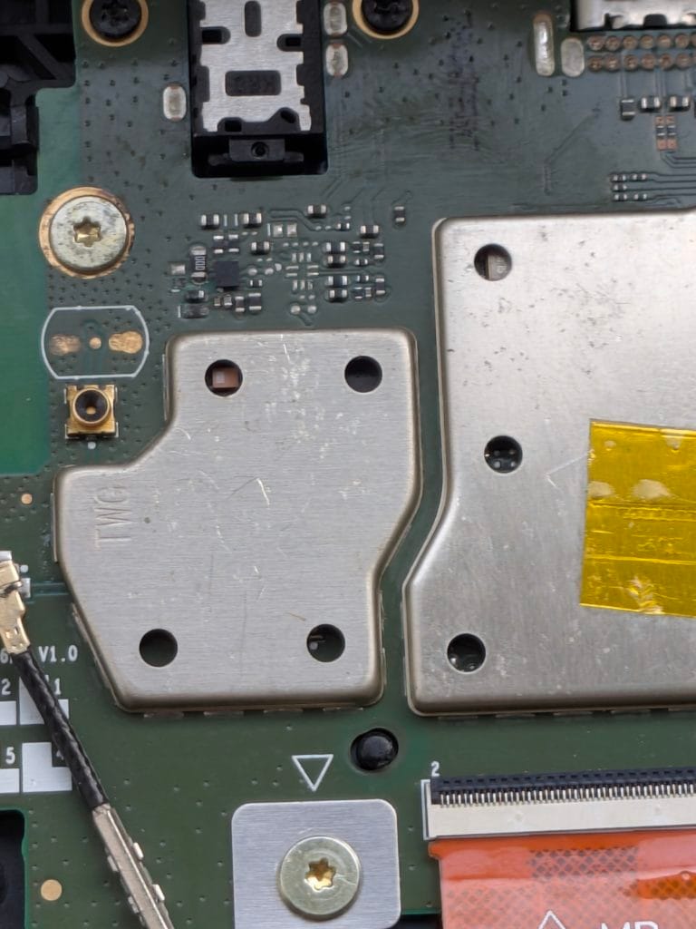 Amazon fire tablet board repair finding shorted capacitors